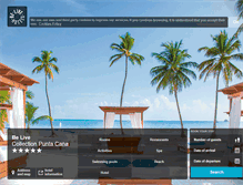 Tablet Screenshot of hotelbelivepuntacana.com